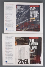 1941 WORLD AT WAR & 1942 INTO THE BATTLE STAMP SET