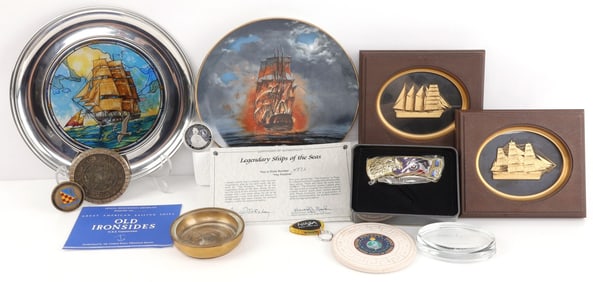 GENERAL COLLECTIBLES LOT KNIFE PLATES CIA SHIPS