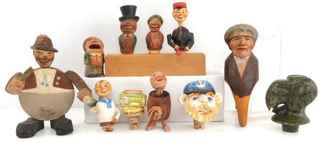 BOTTLESTOP COLLECTION OF 8 ANTIQUE VINTAGE