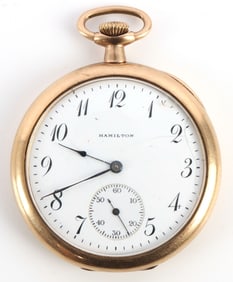 HAMILTON 1916 17 JEWEL POCKETWATCH