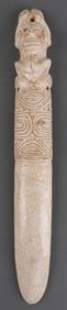 PRECOLUMBIAN TAINO VOMIT SPATULA STONE