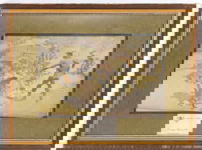 REMINGTON ARTIST PROOF THE QUARREL COPYRIGHT 1912