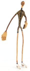 OL SAMUELS WELCOMING FIGURAL FOLK ART AMERICANA