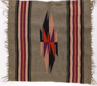 CONTEMPORARY NATIVE AMERICAN NAVAJO RUG