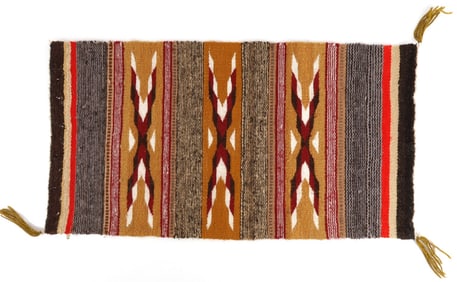 NATIVE AMERICAN NAVAJO RUG BY THERESA YAZZIE