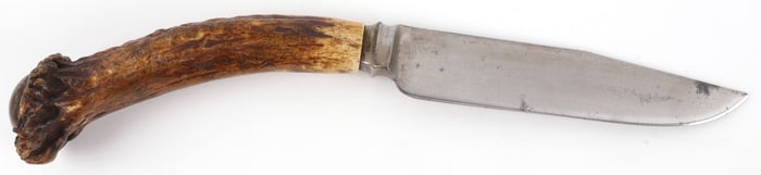 J RUSSELL GREEN RIVER WORKS CROWN STAG PATCH KNIFE