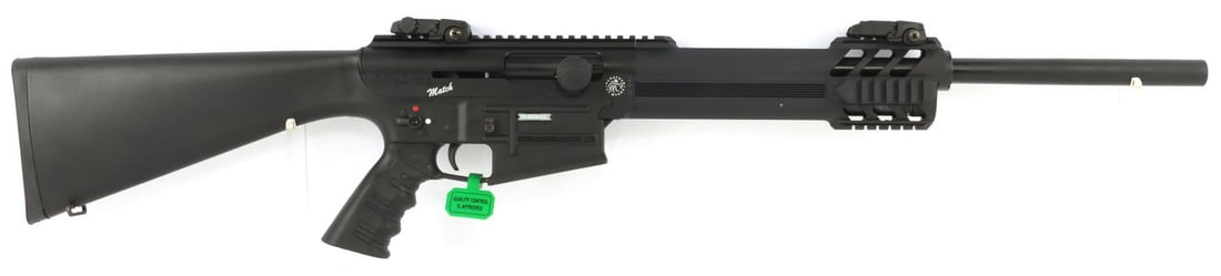 GARAYSAR 1919 MATCH PRO 12GA SEMI AUTO SHOTGUN NIB: New in box. Garaysar 1919 Match Pro Semi Auto Shotgun. 12 Gauge. Barrel length 20 inches. 3 inch chamber. 10 round capacity. FFL required for transfer. No international shipping. Know your state laws 