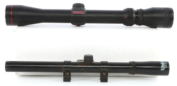 SIMMONS MODEL 21017 9 X 32 & DAISY 4 X15 SCOPE LOT