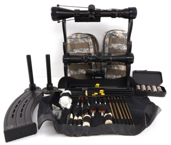 FIREARM ACCESSORY SCOPE MAGAZINE CLEANING KIT LOT