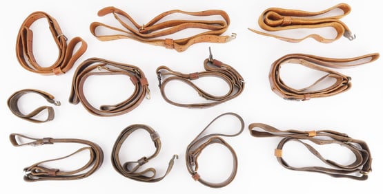 LOT OF 10 ASSORTED RIFLE SLINGS