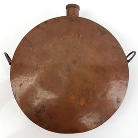 VINTAGE BRASS HAND CRAFTED CANTEEN