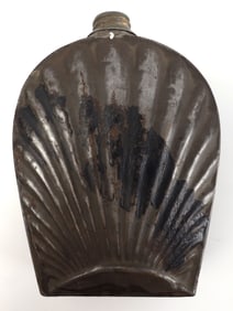 19TH CENTURY TIN CANTEEN WATER FLASK