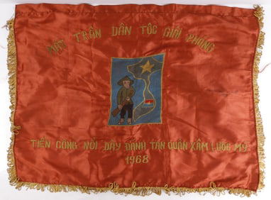 VIETNAM WAR VIETNAMESE COMMUNIST FLAG VIET CONG
