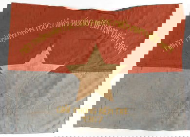 VIETNAM WAR VIETNAMESE COMMUNIST FLAG VIET CONG