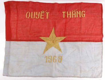VIETNAM WAR VIETNAMESE COMMUNIST FLAG VIET CONG