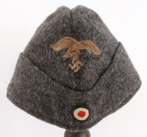 WWII GERMAN REICH LUFTWAFFE OVERSEAS CAP