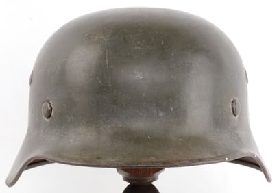 WWII GERMAN REICH M40 HELMET WITH WHITE WASH