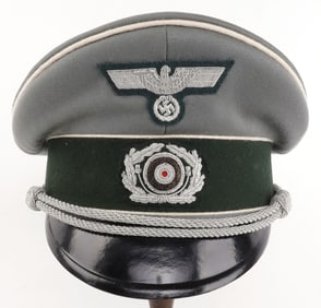 WWII GERMAN THIRD REICH WEHRMACHT VISOR CAP