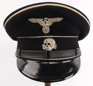 WWII GERMAN THIRD REICH SS VISOR SIZE 56 1/2