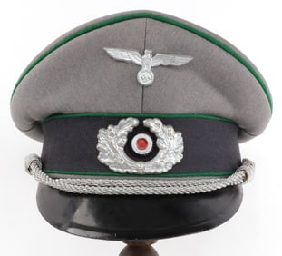WWII MOUNTAIN OR INFANTRY OFFICER VISOR