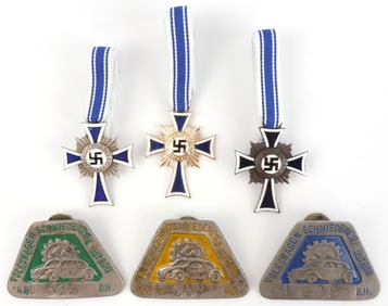WWII GERMAN REICH MOTHERS CROSS & VOLKSWAGEN LOT 6