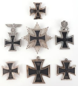 WWII GERMAN THIRD REICH IRON CROSS LOT OF 7