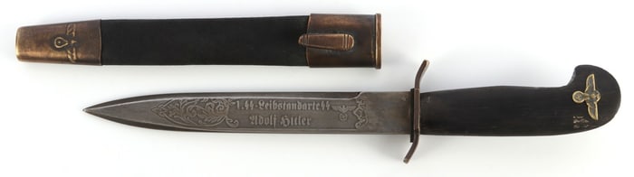 WWII GERMAN THIRD REICH LSSAH PRESENTATION BAYONET