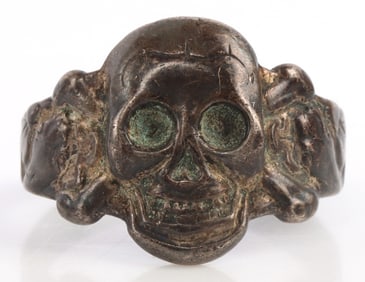 WWII GERMAN THIRD REICH SS TOTENKOPF RING