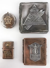 WWII GERMAN THIRD REICH PERSONAL EFFECTS LOT OF 4