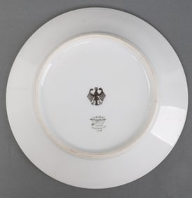 WWII GERMAN THIRD REICH PLATE WITH REICHSADLER