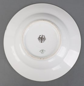 WWII GERMAN THIRD REICH PLATE WITH REICHSADLER