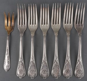 WWII GERMAN THIRD REICH SS-WEWELSBURG FORKS LOT 7