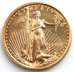 1999 GOLD 1/10 OZT OUNCE AMERICAN EAGLE BU COIN
