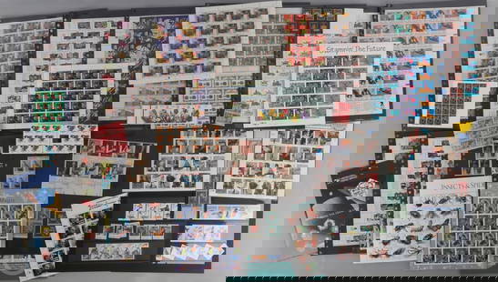 OVER $300 FACE VALUE IN UNUSED U.S. POSTAGE STAMPS: Mostly commemoratives. all mint unused, $329.95 to be exact in postage.