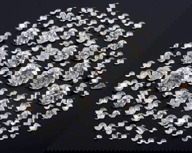 LOT OF 6.160 CTW RECLAIMED DIAMONDS MELEE: Lot of SIX (6). All diamonds electronically tested. Diamonds range from VS1 to I2, G-O in color and vary in cut. Largest diamond measures 5.23 millimeters. A few matching sizes and cuts good for