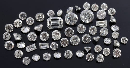 5.56 CTW RECLAIMED LARGE DIAMONDS MELEE