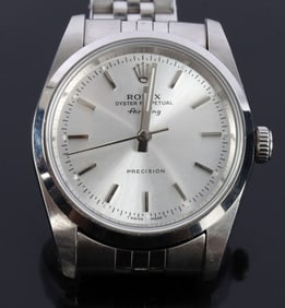 ROLEX AIR-KING STAINLESS STEEL MENS WATCH REF 1400