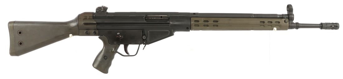 CENTURY ARMS CA3 .308 WIN H&K G3 TYPE BATTLE RIFLE: New in box Century Arms CA3 semi-automatic rifle. Heckler & Koch G3 pattern rifle with Portuguese Military FMP parts, new US-made steel receiver and 18-inch barrel. Includes one (1) 20-round HK