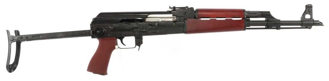 ZASTAVA ZPAP M70 UNDERFOLDER AK-47 CAL 7.62X39 NIB: New in box Zastava ZPAP M70 Underfolder semi-automatic AK-47 rifle. Serbian Red wood furniture, metal under folder stock, 1.5mm bulged trunnion receiver, 16.3-inch chrome-lined barrel, and adjustable