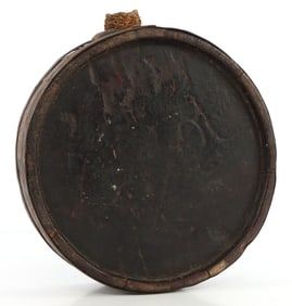 19TH CENTURY WOOD CANTEEN WAR OF 1812 NAPOLEONIC