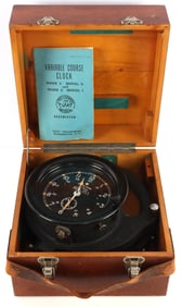WWII U.S. SETH THOMAS MARK II COURSE CLOCK