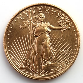 2023 GOLD 1/10 OZT OUNCE AMERICAN EAGLE BU COIN