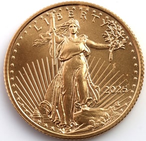 2025 GOLD 1/4 OZT OUNCE AMERICAN EAGLE BU COIN