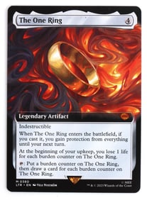 THE ONE RING MAGIC THE GATHERING LORD OF THE RINGS
