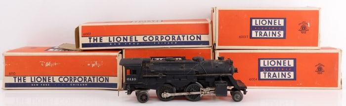 LIONEL BOXED TRAIN SET LOCO TENDER 027 O GAUGE