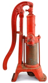 20 INCH ORIGINAL CAST IRON WELL PUMP W.L. DAVEY