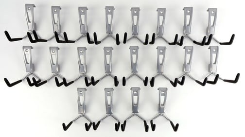 20 RUBBERMAID FAST TRACK GARAGE WALL MOUNTED HOOK
