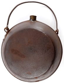 19TH CENTURY NORTH AMERICAN BEAR GREASE CANTEEN