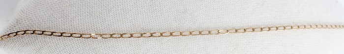 10KT YELLOW GOLD CHAIN BRACELET