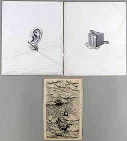 LOT 3 J. LIVINGSTON WILDLIFE ARTIST ORIG DRAWINGS
